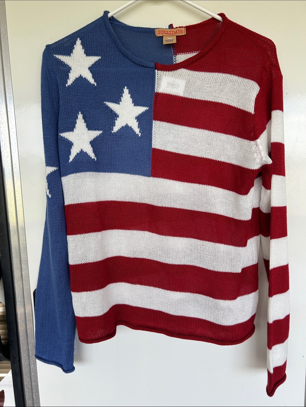 Patriotic lightweight sweater